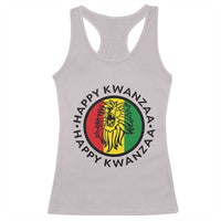Happy Kwanzaa King Lion Of Africa Heritage Gift Racerback Tank Top - Wonder Print Shop