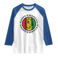 Happy Kwanzaa King Lion Of Africa Heritage Gift Raglan Shirt - Wonder Print Shop