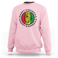 Happy Kwanzaa King Lion Of Africa Heritage Gift Sweatshirt - Wonder Print Shop