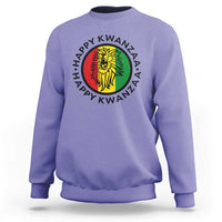 Happy Kwanzaa King Lion Of Africa Heritage Gift Sweatshirt - Wonder Print Shop