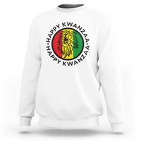 Happy Kwanzaa King Lion Of Africa Heritage Gift Sweatshirt - Wonder Print Shop