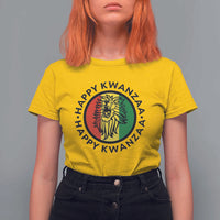 Happy Kwanzaa King Lion Of Africa Heritage Gift T Shirt For Women - Wonder Print Shop