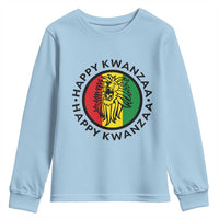 Happy Kwanzaa King Lion Of Africa Heritage Gift Youth Sweatshirt - Wonder Print Shop