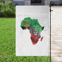 Happy Kwanzaa Lion Garden Flag African Heritage Pride Gift For Men - Wonder Print Shop
