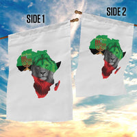 Happy Kwanzaa Lion Garden Flag African Heritage Pride Gift For Men - Wonder Print Shop