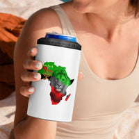 Happy Kwanzaa Lion 4 in 1 Can Cooler Tumbler African Heritage Pride Gift For Men - Wonder Print Shop
