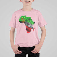 Happy Kwanzaa Lion T Shirt For Kid African Heritage Pride Gift For Men - Wonder Print Shop