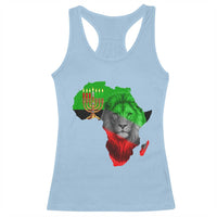 Happy Kwanzaa Lion Racerback Tank Top African Heritage Pride Gift For Men - Wonder Print Shop