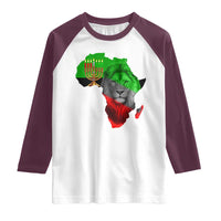 Happy Kwanzaa Lion Raglan Shirt African Heritage Pride Gift For Men - Wonder Print Shop