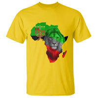 Happy Kwanzaa Lion T Shirt African Heritage Pride Gift For Men - Wonder Print Shop