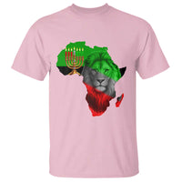 Happy Kwanzaa Lion T Shirt African Heritage Pride Gift For Men - Wonder Print Shop