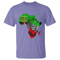 Happy Kwanzaa Lion T Shirt African Heritage Pride Gift For Men - Wonder Print Shop