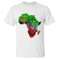 Happy Kwanzaa Lion T Shirt African Heritage Pride Gift For Men - Wonder Print Shop
