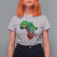 Happy Kwanzaa Lion T Shirt For Women African Heritage Pride Gift For Men - Wonder Print Shop