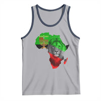 Happy Kwanzaa Lion Tank Top African Heritage Pride Gift For Men - Wonder Print Shop