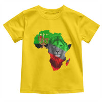 Happy Kwanzaa Lion Toddler T Shirt African Heritage Pride Gift For Men - Wonder Print Shop