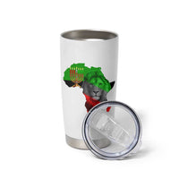 Happy Kwanzaa Lion Tumbler Cup African Heritage Pride Gift For Men - Wonder Print Shop