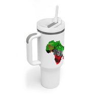 Happy Kwanzaa Lion Tumbler With Handle African Heritage Pride Gift For Men - Wonder Print Shop