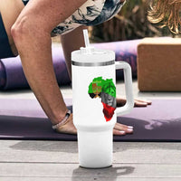 Happy Kwanzaa Lion Tumbler With Handle African Heritage Pride Gift For Men - Wonder Print Shop