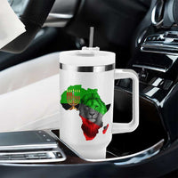 Happy Kwanzaa Lion Tumbler With Handle African Heritage Pride Gift For Men - Wonder Print Shop