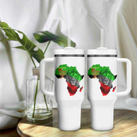 Happy Kwanzaa Lion Tumbler With Handle African Heritage Pride Gift For Men - Wonder Print Shop