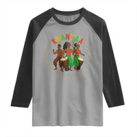 Celebrate Kwanzaa Together African Culture Dance Gift Raglan Shirt - Wonder Print Shop