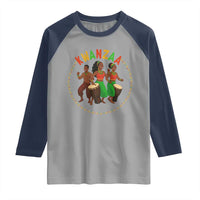Celebrate Kwanzaa Together African Culture Dance Gift Raglan Shirt - Wonder Print Shop