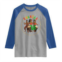 Celebrate Kwanzaa Together African Culture Dance Gift Raglan Shirt - Wonder Print Shop