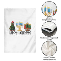 Christmas Hanukkah Kwanzaa Celebration Gift Garden Flag Happy Holidays - Wonder Print Shop