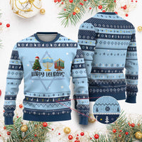 Funny Christmahanakwanzika Celebration Gift Hanukkah Ugly Sweater Happy Holidays - Wonder Print Shop