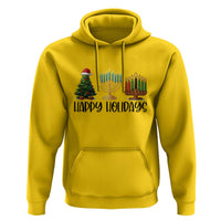Christmas Hanukkah Kwanzaa Celebration Gift Hoodie Happy Holidays - Wonder Print Shop