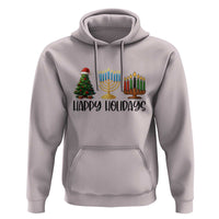 Christmas Hanukkah Kwanzaa Celebration Gift Hoodie Happy Holidays - Wonder Print Shop