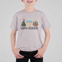 Christmas Hanukkah Kwanzaa Celebration Gift T Shirt For Kid Happy Holidays - Wonder Print Shop