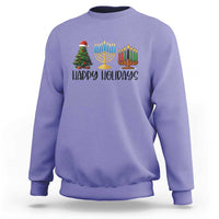 Christmas Hanukkah Kwanzaa Celebration Gift Sweatshirt Happy Holidays - Wonder Print Shop