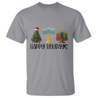 Christmas Hanukkah Kwanzaa Celebration Gift T Shirt Happy Holidays - Wonder Print Shop