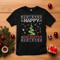 Happy Holidays For All Christmas Hanukkah Kwanzaa Gift T Shirt - Wonder Print Shop