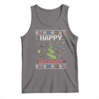 Happy Holidays For All Christmas Hanukkah Kwanzaa Gift Tank Top - Wonder Print Shop