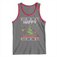 Happy Holidays For All Christmas Hanukkah Kwanzaa Gift Tank Top - Wonder Print Shop
