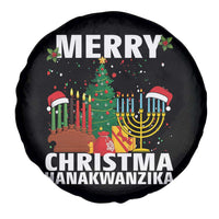 Merry Christmahanakwanzika Spare Tire Cover Christmas Hanukkah Kwanzaa Celebration Gift - Wonder Print Shop