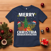Merry Christmahanakwanzika T Shirt Christmas Hanukkah Kwanzaa Celebration Gift - Wonder Print Shop