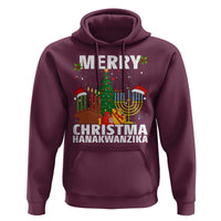 Merry Christmahanakwanzika Hoodie Christmas Hanukkah Kwanzaa Celebration Gift - Wonder Print Shop