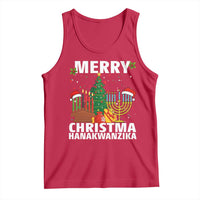Merry Christmahanakwanzika Tank Top Christmas Hanukkah Kwanzaa Celebration Gift - Wonder Print Shop