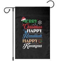 Funny Christmas Hanukkah Kwanzaa Garden Flag December Holiday Gift - Wonder Print Shop