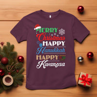 Funny Christmas Hanukkah Kwanzaa T Shirt December Holiday Gift - Wonder Print Shop