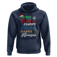 Funny Christmas Hanukkah Kwanzaa Hoodie December Holiday Gift - Wonder Print Shop