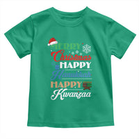 Funny Christmas Hanukkah Kwanzaa Toddler T Shirt December Holiday Gift - Wonder Print Shop