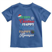 Funny Christmas Hanukkah Kwanzaa Toddler T Shirt December Holiday Gift - Wonder Print Shop