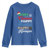 Funny Christmas Hanukkah Kwanzaa Youth Sweatshirt December Holiday Gift - Wonder Print Shop