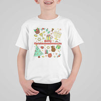 Merry Christmahanakwanzika T Shirt For Kid Funny Winter Holiday Gift - Wonder Print Shop