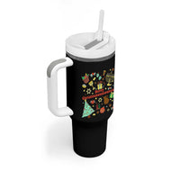 Merry Christmahanakwanzika Tumbler With Handle Funny Winter Holiday Gift - Wonder Print Shop